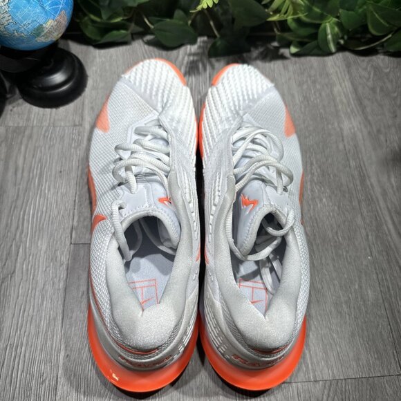 Nike Zoom Vapor Cage 4 Rafa Mens 12.5 Tennis Shoes DD1579-106 White Bright Mango main image 10